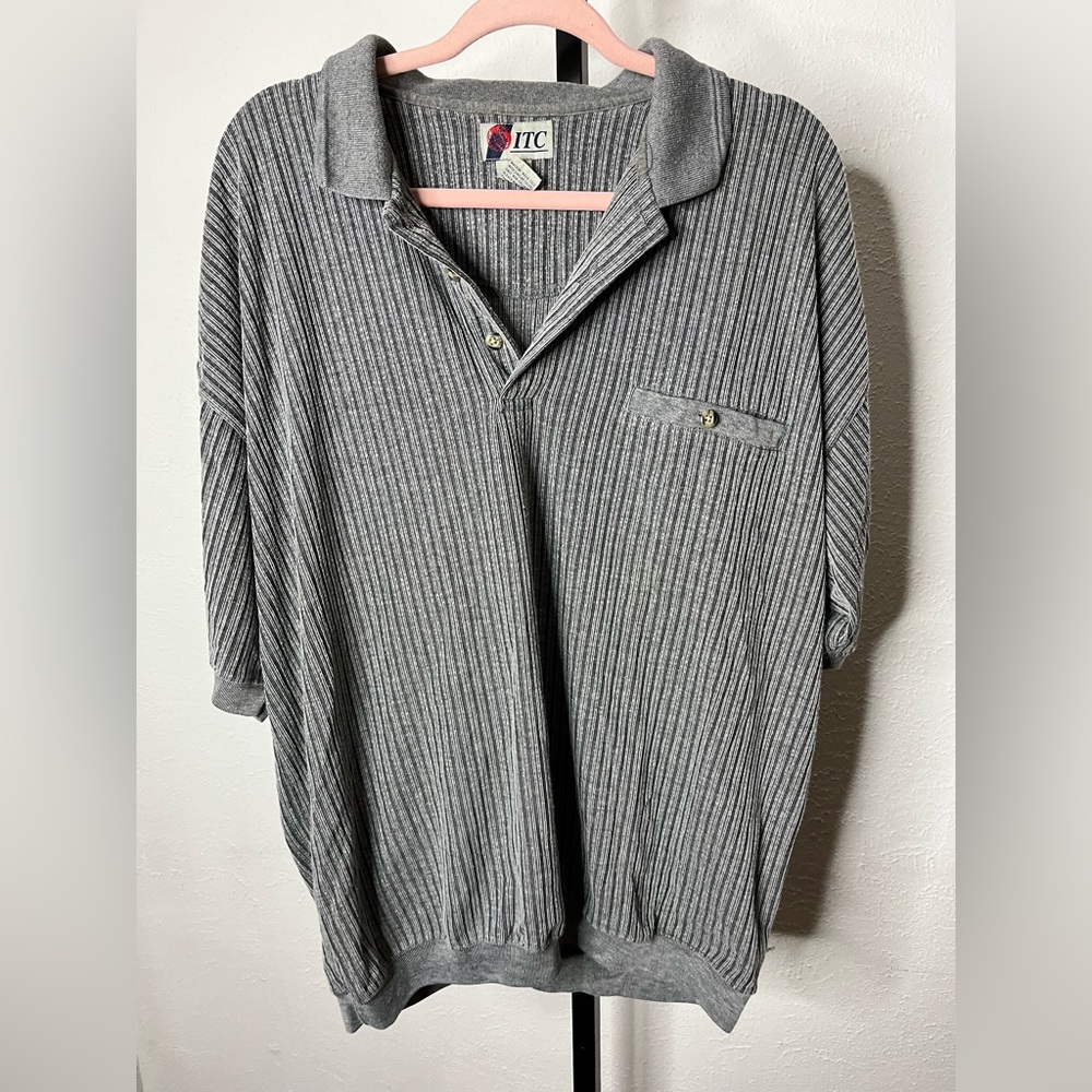 ITC Mens Grey Shirt Size XXL